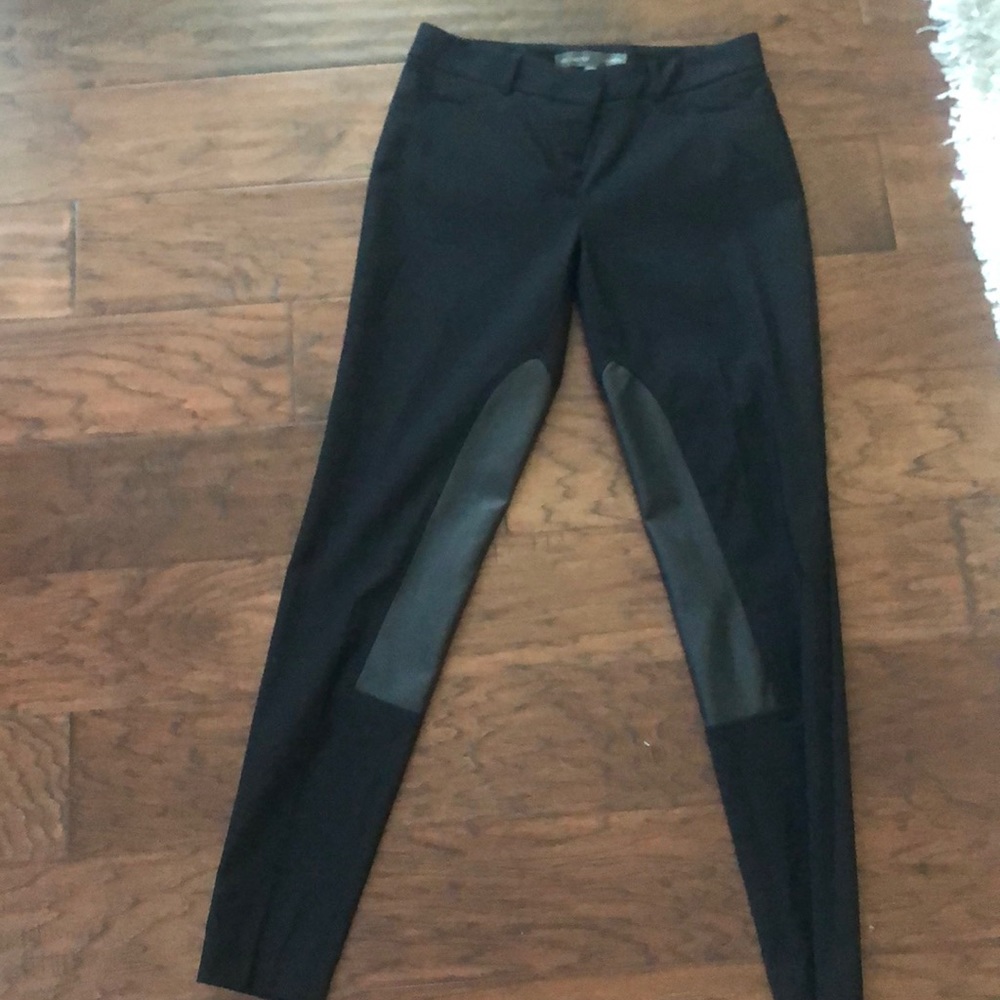 Limited NWT blk pants w/ faux leather